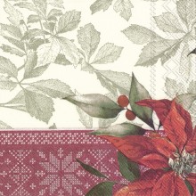 Коктейлни салфетки 20бр God Jul екрю